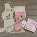 Personalized Duck Hunting Baby Bodysuit & Hat Set with Custom Name Patch, Soft Cotton Outfit for Newborns & Infants, Perfect Baby Shower Gift