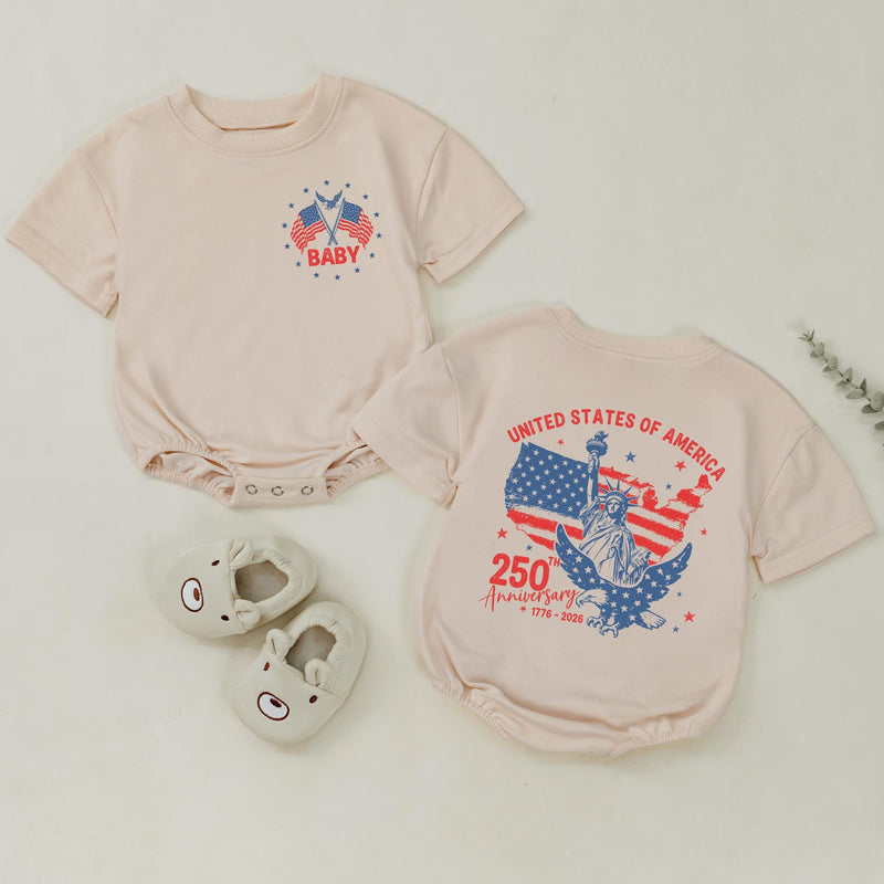 Personalized Family 4th of July Shirts with Statue of Liberty Design, Eagle Graphic, American Flag Map, Custom Names USA 250th Anniversary