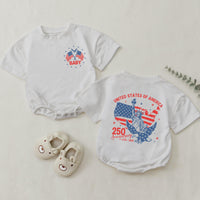 Personalized Family 4th of July Shirts with Statue of Liberty Design, Eagle Graphic, American Flag Map, Custom Names USA 250th Anniversary