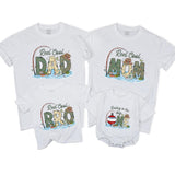 Personalized Family Fishing Shirts Custom 1st Birthday Outfit Reel Cool Mom Dad Tee Infant Reeling in the Big One Party Clothes Gift