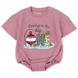 Personalized Family Fishing Shirts Custom 1st Birthday Outfit Reel Cool Mom Dad Tee Infant Reeling in the Big One Party Clothes Gift