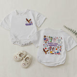 Personalized Family Matching Shirts USA 250th Anniversary Patriotic Design Dada Mama Baby Outfit Cartoon Bald Eagle American Flag Tee