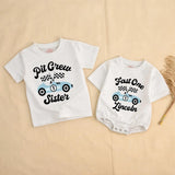 Personalized Fast One Pit Crew Birthday Shirt for Baby or Family, Light Blue Race Car Theme Outfit Perfect for First Speedway Party
