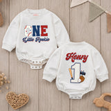 Personalized First Birthday Baseball Romper for Boys Custom One Little Rookie Cake Smash Outfit Soft Cotton Seasonal