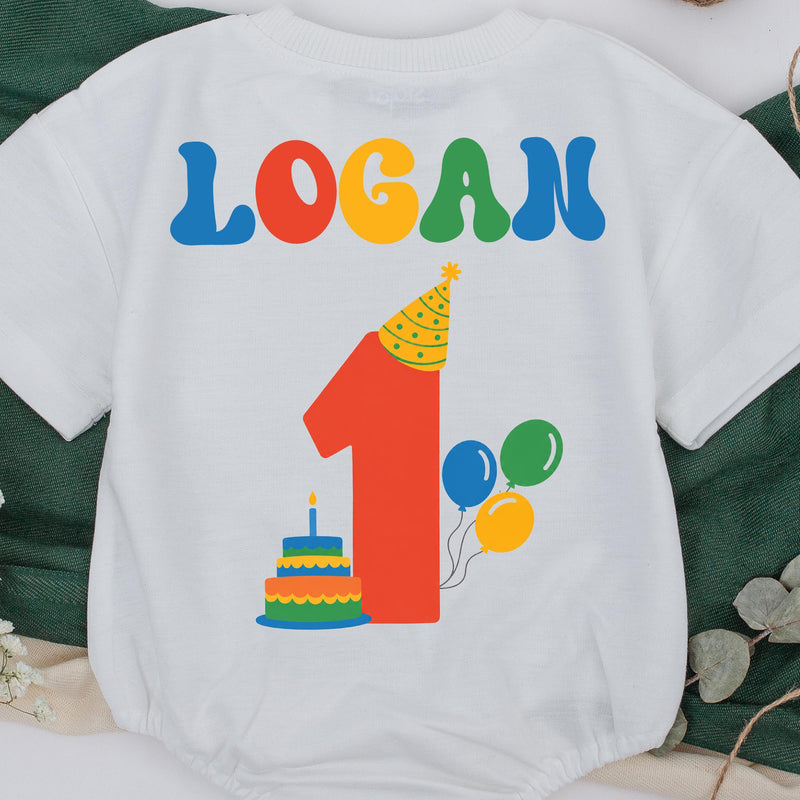 Personalized First Birthday Family Matching Outfit for Baby Toddler Kids and Adults Soft Cotton Tee Romper Set Celebration Gift