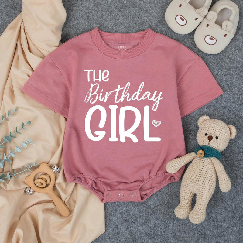 Personalized First Birthday Girl Outfit with Family Matching Shirts Vibrant Typography Custom Names Soft Cotton Baby Toddler Party Clothes