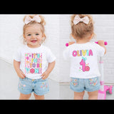 Personalized First Birthday Girl T-Shirt and Romper Set Custom It's Fun to Be One Cute Family Matching Outfits for Baby Toddler and Mom
