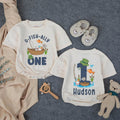 Personalized O-Fish-Ally One First Birthday Romper Baby Outfit, Fishing Theme Bodysuit for Toddler Boys, Soft Cotton Celebration Clothes