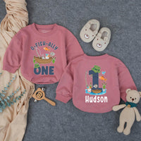 Personalized O-Fish-Ally One First Birthday Romper Baby Outfit, Fishing Theme Bodysuit for Toddler Boys, Soft Cotton Celebration Clothes