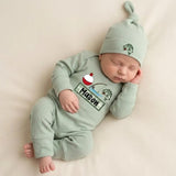 Custom Fishing Baby Romper with Name, Soft Cotton Long Sleeve Newborn Outfit, Little Fisherman Bodysuit, Perfect Baby Shower Gift