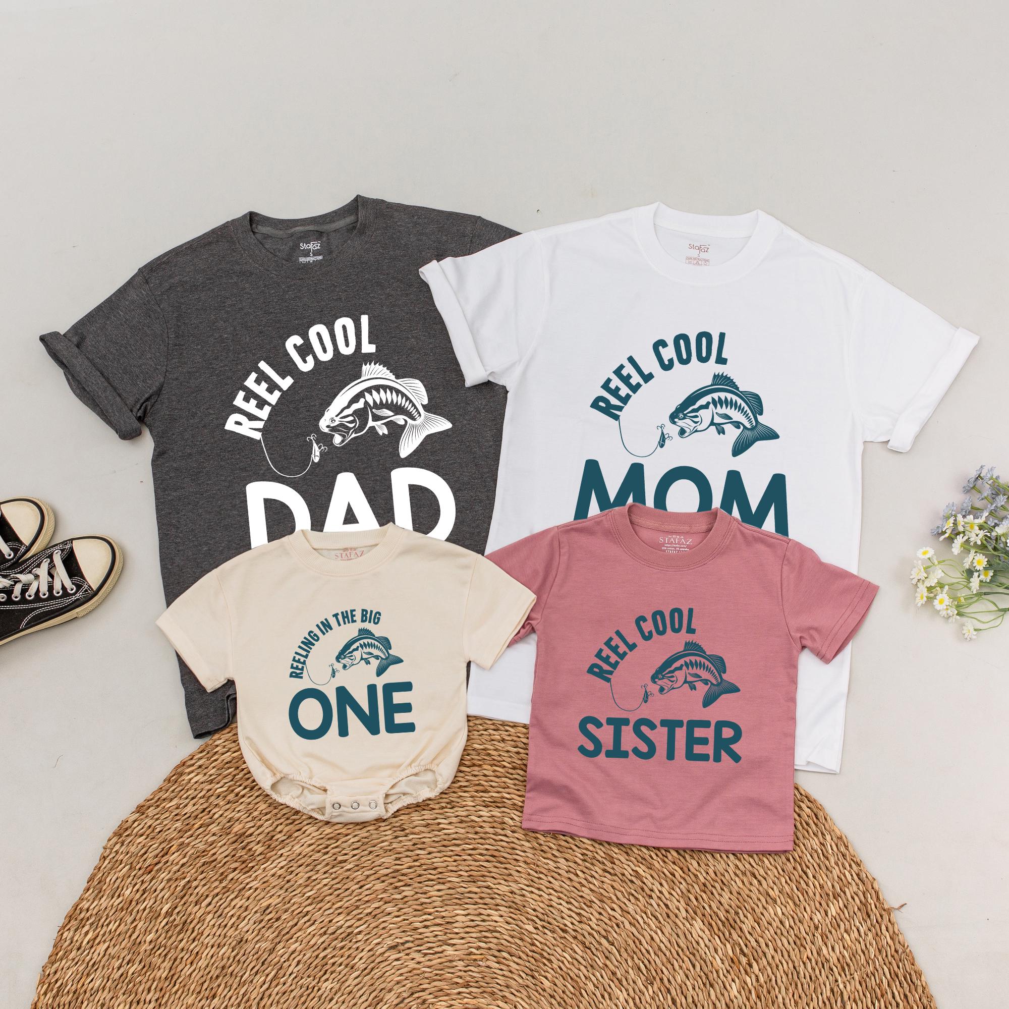 Personalized Fishing Birthday Romper for Baby Boy 1st Celebration Outfit with Rustic Bass Design Matching Family Look