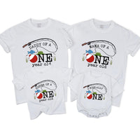 Personalized Fishing Themed Family Matching Shirts for 1st Birthday, O-fish-ally One Year Old Outfit, Custom Toddler Party Cotton Gift