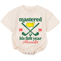 Personalized Golf First Birthday Matching Family Shirts Custom Alexander Outfit Mommy Daddy Sibling Tees Infant Romper 2026 Design