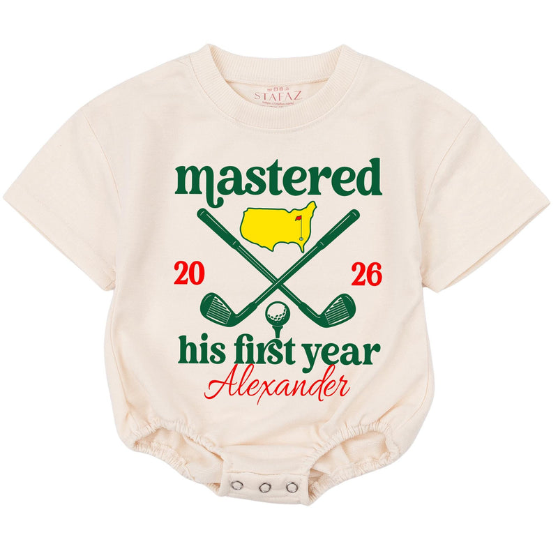 Personalized Golf First Birthday Matching Family Shirts Custom Alexander Outfit Mommy Daddy Sibling Tees Infant Romper 2026 Design
