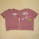 Personalized Golf First Birthday Shirts for Family Hole in One Matching Outfits Pink and Green 1st Birthday Girl Party Clothes