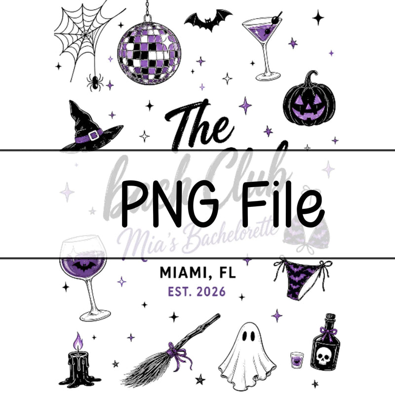 Personalized Halloween Bachelorette Silk Banner with Spooky Bride Theme, Custom Name, Ghost & Witch Motifs, Party Backdrop Decor
