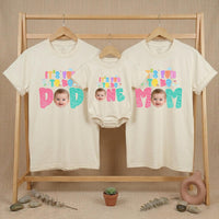 Personalized It's Fun to Be One Birthday Shirt with Baby Photo Custom Toddler Boys Girls Party Outfit Vibrant Colors First Birthday Gift