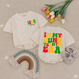 Personalized Juneteenth Baby Romper 1865 Freedom Day Outfit Custom Name Retro Red Yellow Green Design Infant Toddler Holiday Gift