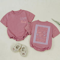 Personalized Lake Crew Matching Family Shirts with Custom Names, Baby Rompers & Kids Tees, Soft Cotton Summer Outfit for Vacations