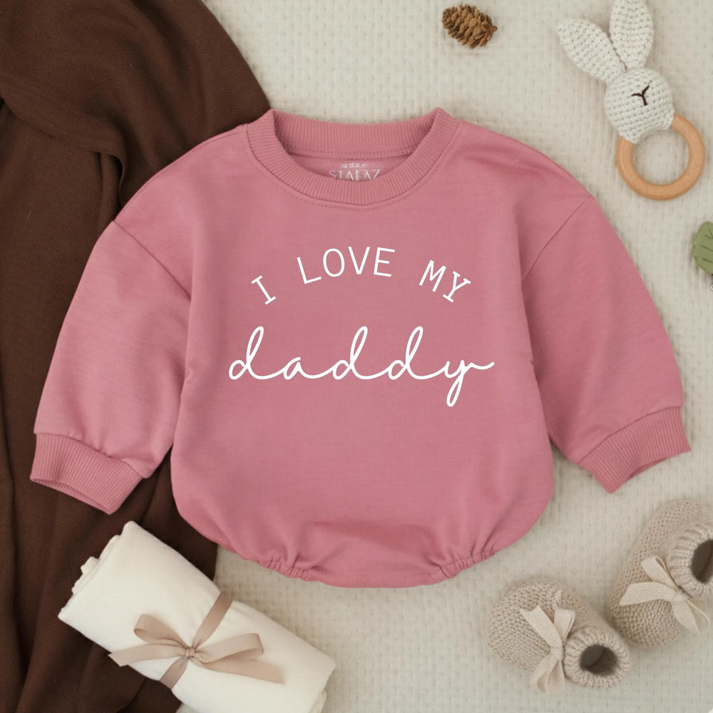 Personalized I Love My Big Brother Romper Baby Bodysuit Gift Idea Soft Comfortable Toddler Outfit Cute Infant Sibling Clothes for Boys or Girls