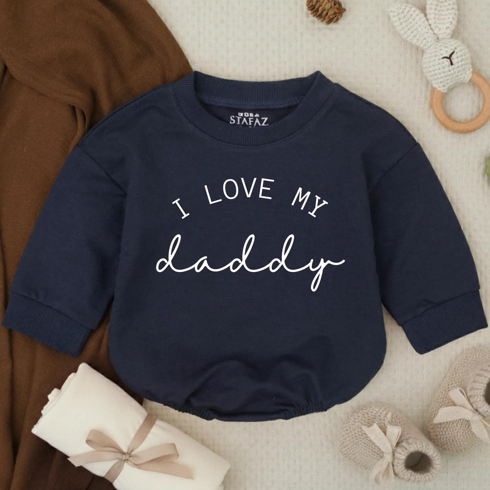 Personalized I Love My Big Brother Romper Baby Bodysuit Gift Idea Soft Comfortable Toddler Outfit Cute Infant Sibling Clothes for Boys or Girls