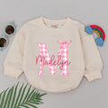Personalized Madelyn Pink Gingham Bow Romper Baby Girl 1st Birthday Outfit Charming Bodysuit Gift Playful Bubble Style Soft Cotton
