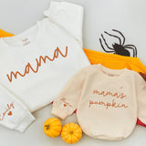 Personalized Mama and Me Fall Sweatshirts Custom Names Cozy Autumn Matching Family Outfit Baby Toddler Thanksgiving Gift