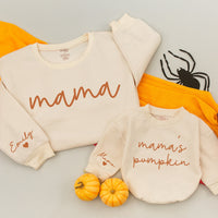 Personalized Mama and Me Fall Sweatshirts Custom Names Cozy Autumn Matching Family Outfit Baby Toddler Thanksgiving Gift