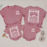 Personalized Matching Family Cruise Crew Shirts and Baby Romper, Custom Destination Tee for Summer Trips, Soft Cotton for Kids and Adults