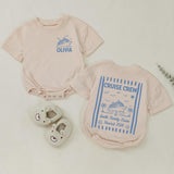 Personalized Matching Family Cruise Crew Shirts and Baby Romper, Custom Destination Tee for Summer Trips, Soft Cotton for Kids and Adults