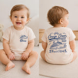 Personalized Matching Family Cruise Shirts & Baby Rompers, Nautical Smith Family Vacation 2026, Soft Cotton Tee for Kids, Mom, Dad