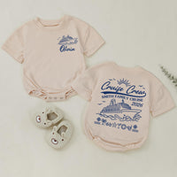 Personalized Matching Family Cruise Shirts & Baby Rompers, Nautical Smith Family Vacation 2026, Soft Cotton Tee for Kids, Mom, Dad