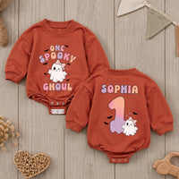 Personalized Matching Family Halloween Shirts - Spooky Mama, Dada & Baby Ghost Sweatshirts - Custom Soft Cotton Fall Outfits