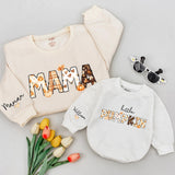 Personalized Matching Family Pumpkin Shirts - Mama, Dada, Little Pumpkin Fall Tees - Custom Names on Soft Cotton for Autumn Outings