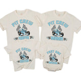 Personalized Matching Family Racing Shirts with Pit Crew Design, Fast One Romper for Baby's 1st Birthday, Soft Cotton for All Ages