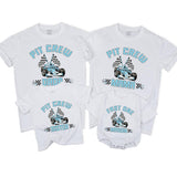 Personalized Matching Family Racing Shirts with Pit Crew Design, Fast One Romper for Baby's 1st Birthday, Soft Cotton for All Ages