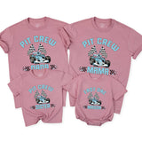 Personalized Matching Family Racing Shirts with Pit Crew Design, Fast One Romper for Baby's 1st Birthday, Soft Cotton for All Ages