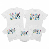 Personalized Matching Ocean Family T-Shirts with Sea Life Design Custom Names Beach Vacation Outfits for Mom Dad Kids Summer Party Gifts