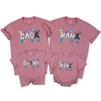 Personalized Matching Ocean Family T-Shirts with Sea Life Design Custom Names Beach Vacation Outfits for Mom Dad Kids Summer Party Gifts