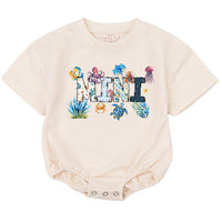Personalized Matching Ocean Family T-Shirts with Sea Life Design Custom Names Beach Vacation Outfits for Mom Dad Kids Summer Party Gifts