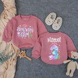 Personalized Mermaid Birthday Outfit for Girls with Custom Name and Age, Bubble Romper for Baby or Toddler Under the Sea Party Gift