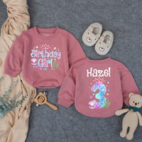 Personalized Mermaid Birthday Outfit for Girls with Custom Name and Age, Bubble Romper for Baby or Toddler Under the Sea Party Gift