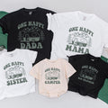 Personalized One Happy Camper Shirt Family Birthday Outfit Custom Names Cotton Soft Camping Theme for Baby Toddler Party Celebration