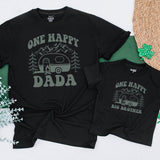 Personalized One Happy Camper Shirt Family Birthday Outfit Custom Names Cotton Soft Camping Theme for Baby Toddler Party Celebration