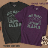 Personalized One Happy Camper Shirt Family Birthday Outfit Custom Names Cotton Soft Camping Theme for Baby Toddler Party Celebration