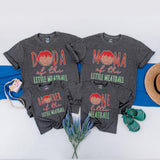 Personalized One Little Meatball Birthday Shirt Toddler Romper Family Matching Tees Custom Italian Design First Birthday Outfit Gift