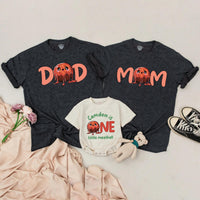 Personalized One Little Meatball Matching Shirts for Baby and Family, Cute 1st Birthday Outfit, Funny Meatball Party Theme Gift Ideas