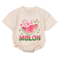 Personalized One in a Melon Birthday Shirts, Watercolor Watermelon Slice Design Family Matching Outfit for Baby, Toddler, Kids, Adults