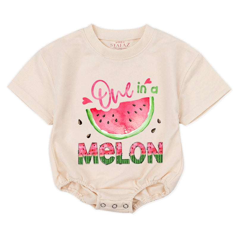 Personalized One in a Melon Birthday Shirts, Watercolor Watermelon Slice Design Family Matching Outfit for Baby, Toddler, Kids, Adults