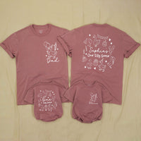 Personalized One Silly Goose Birthday Outfit for Baby Girl, Custom Pink Romper with Geese Party Design Family Matching Shirts Gift
